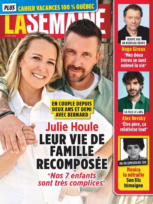 Title details for La Semaine by TVA Publications Inc. - Available